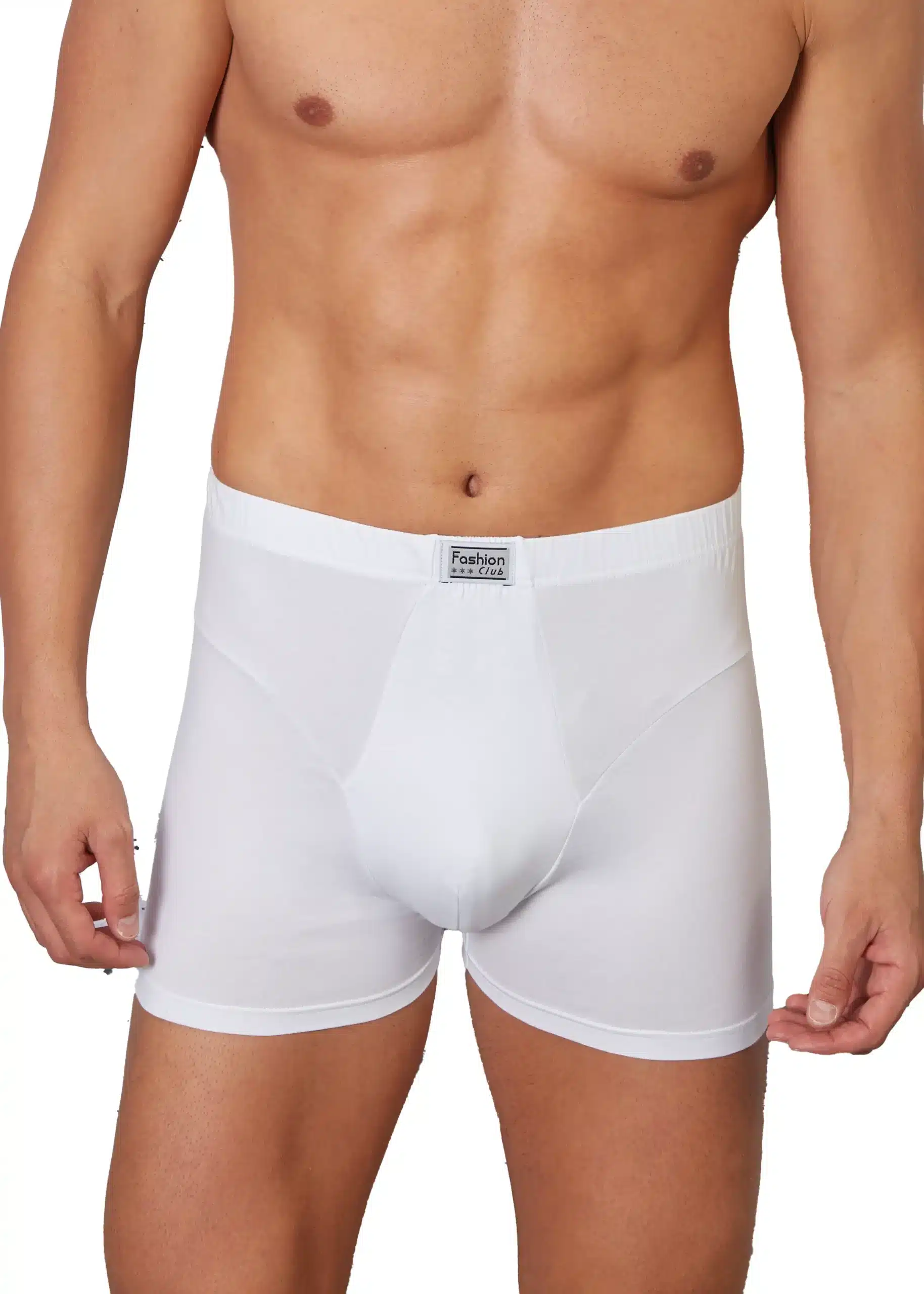 taglie maxi per boxer maschili colore bianco