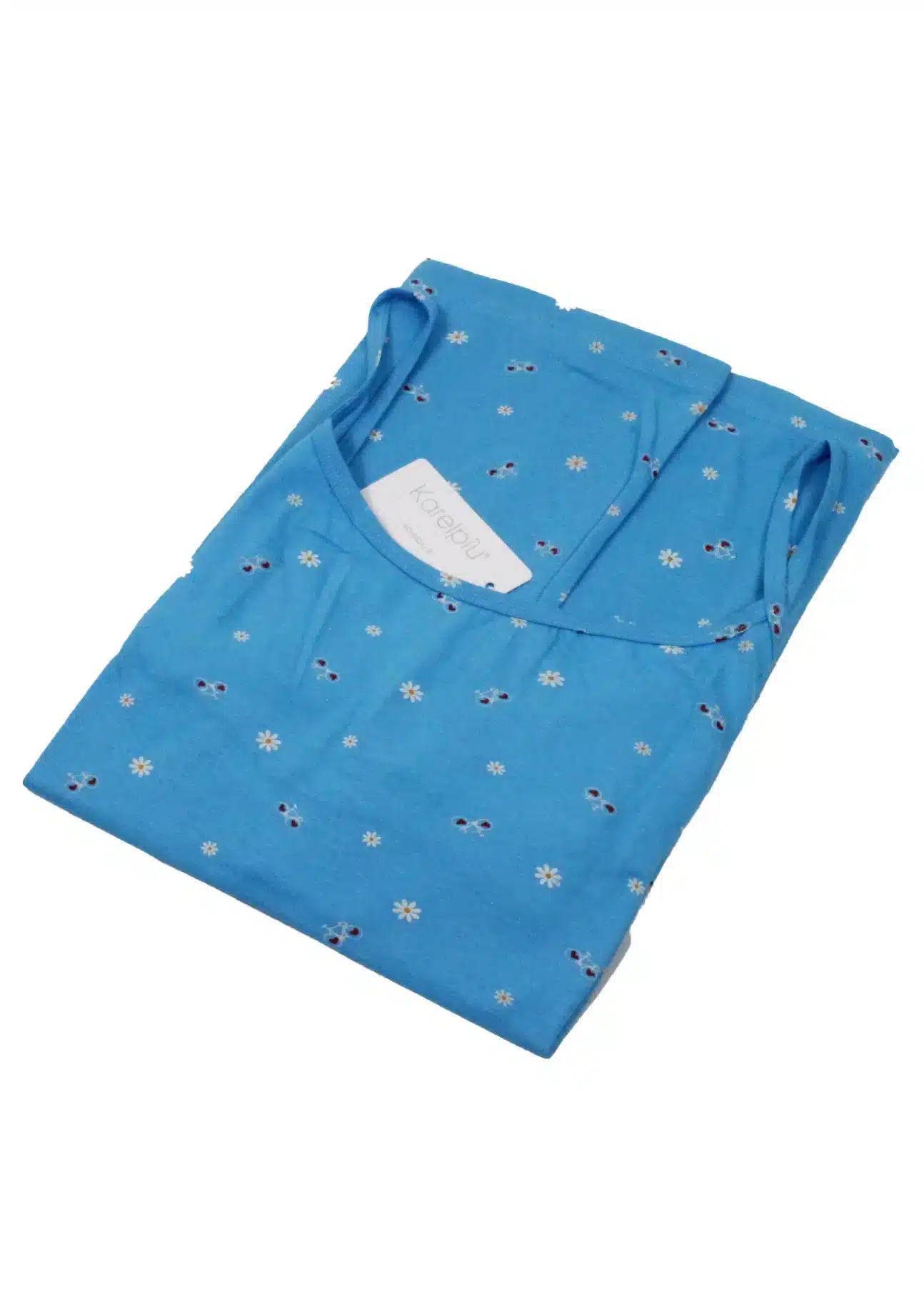 pigiama estivo leggero femminile di colore azzurro