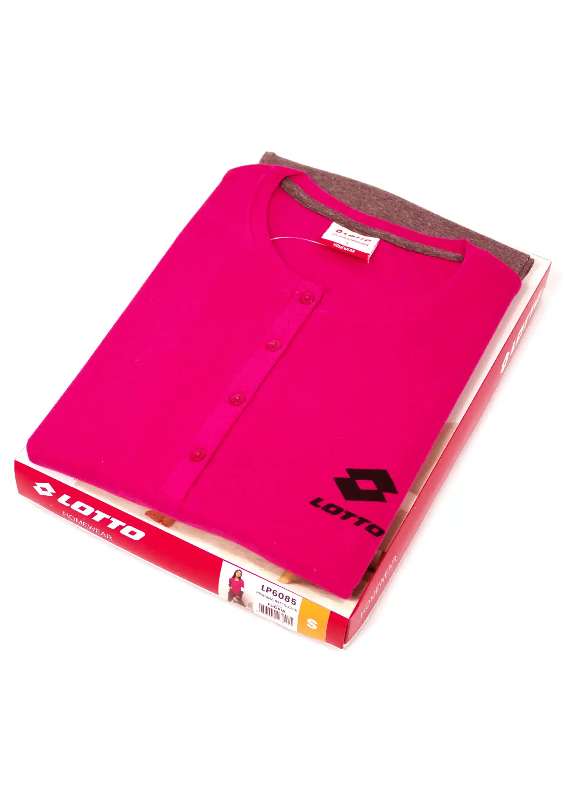 pigiama lotto colore fucsia da donna