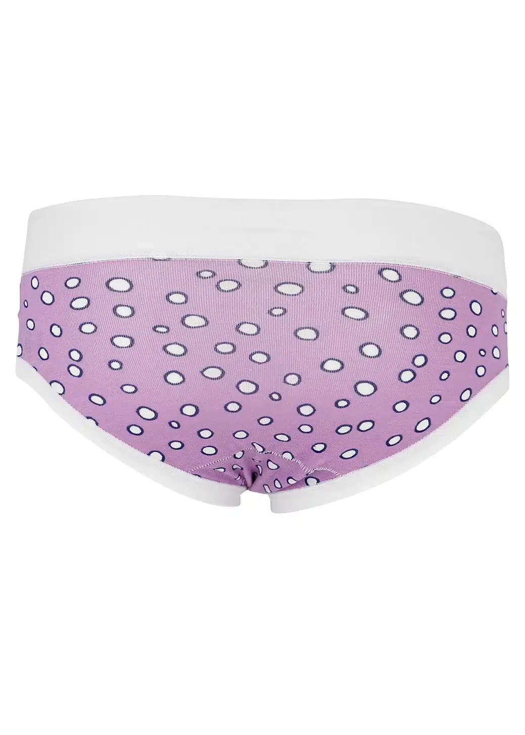 slip da bambina a pois lilla