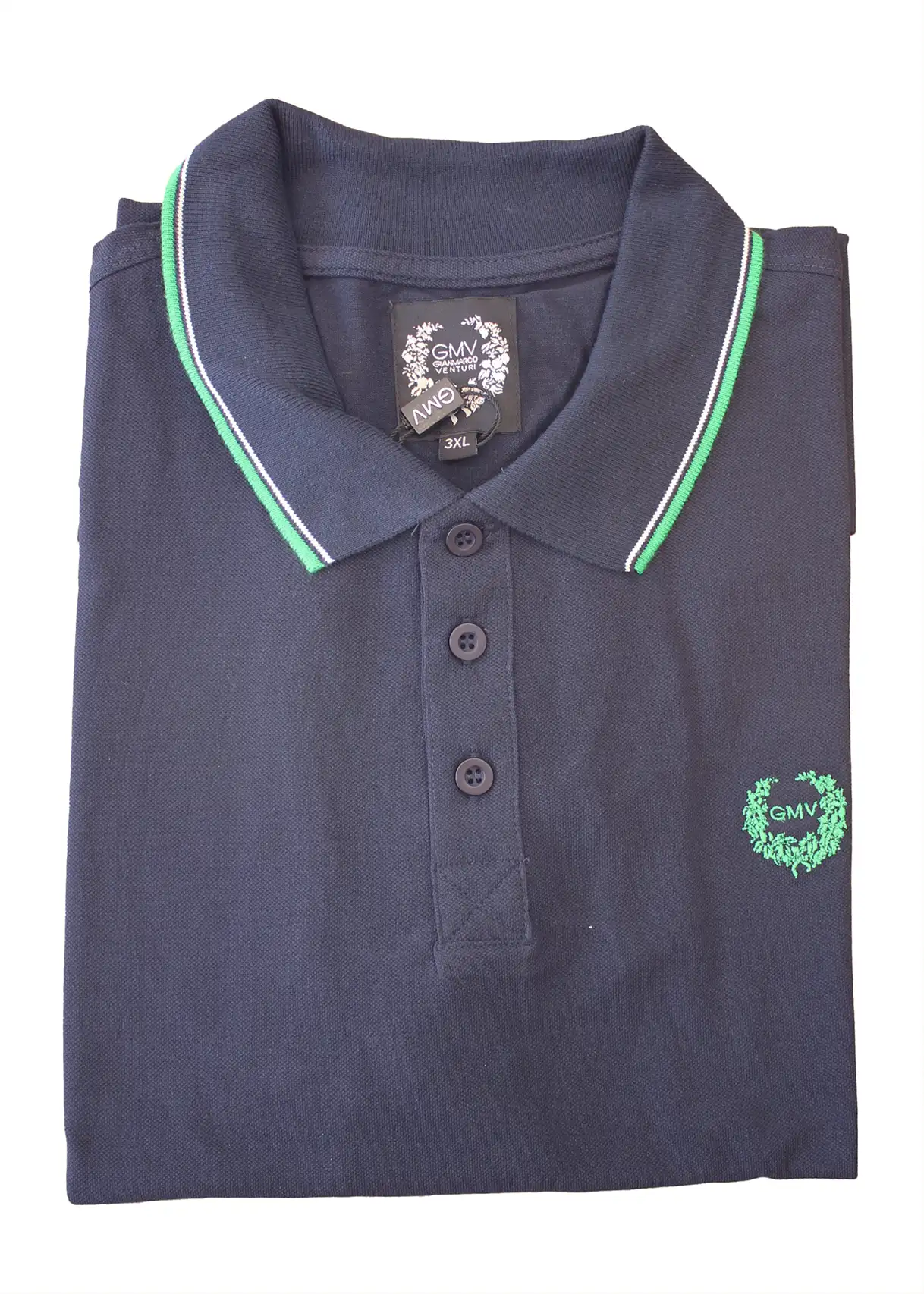 polo di colore blu da uomo