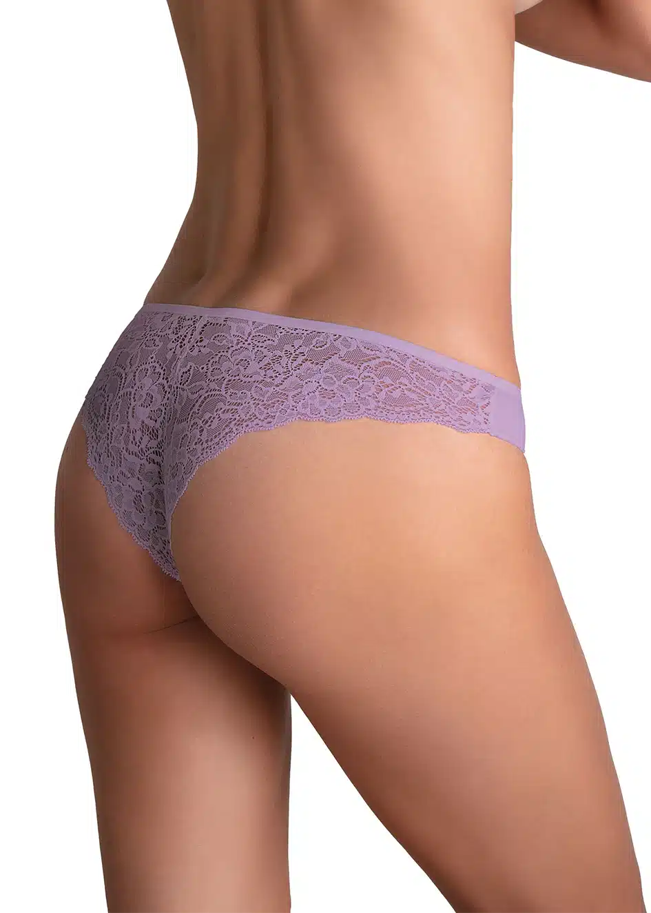 tanga in pizzo colore lilla