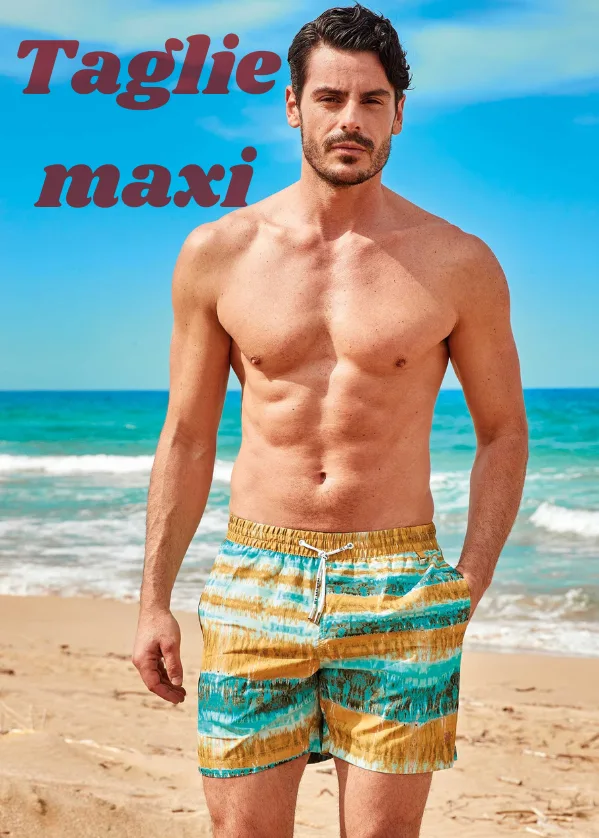 taglie maxi per costume boxer da uomo
