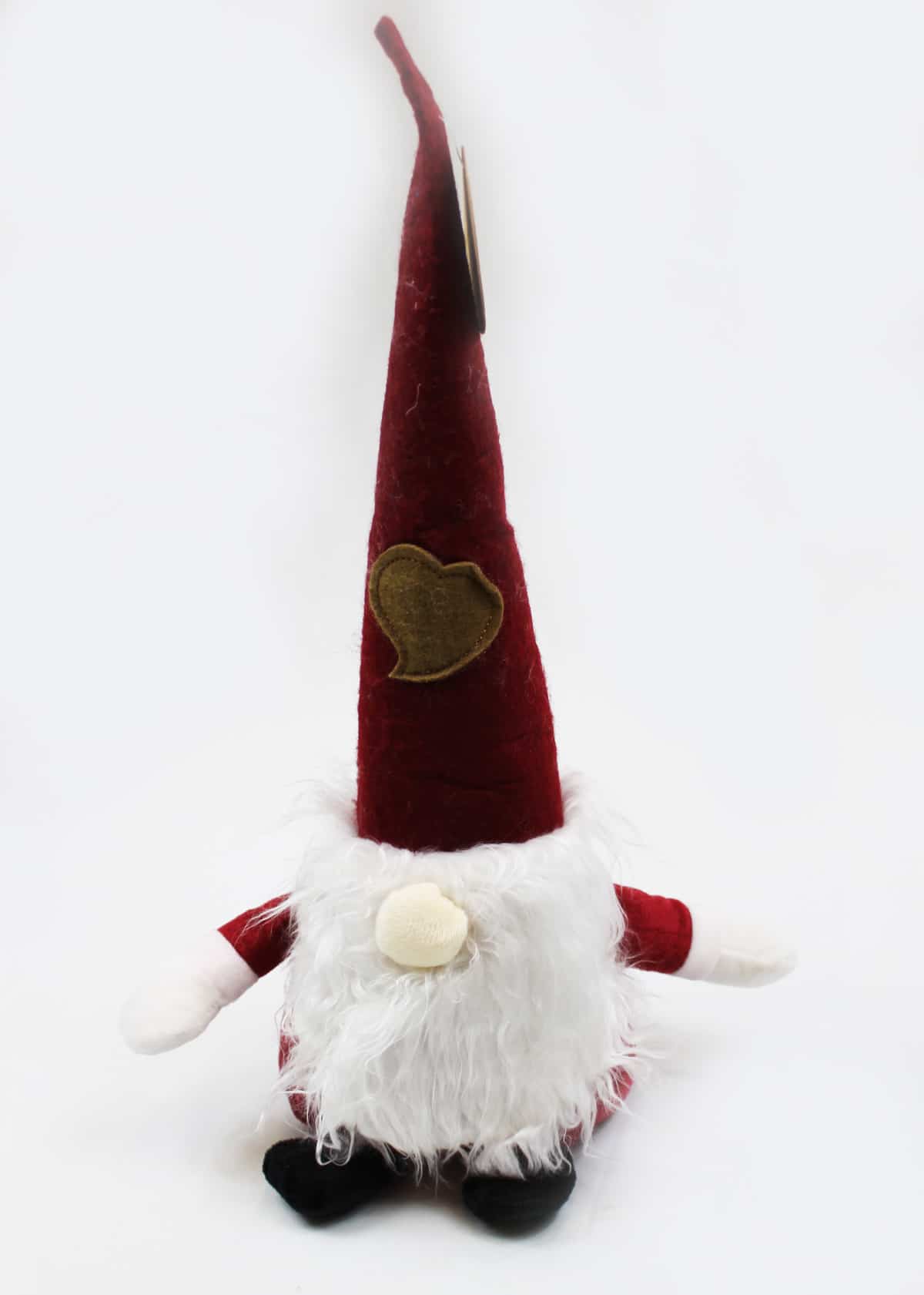 fermaporta rosso a forma di babbo natale