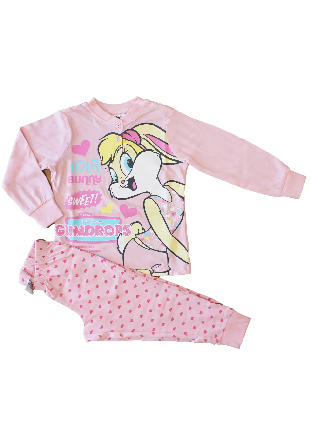 pigiama rosa con lola bunny da bimba
