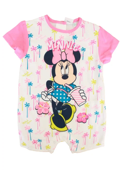 pagliaccetto di colore rosa della disney per neonata