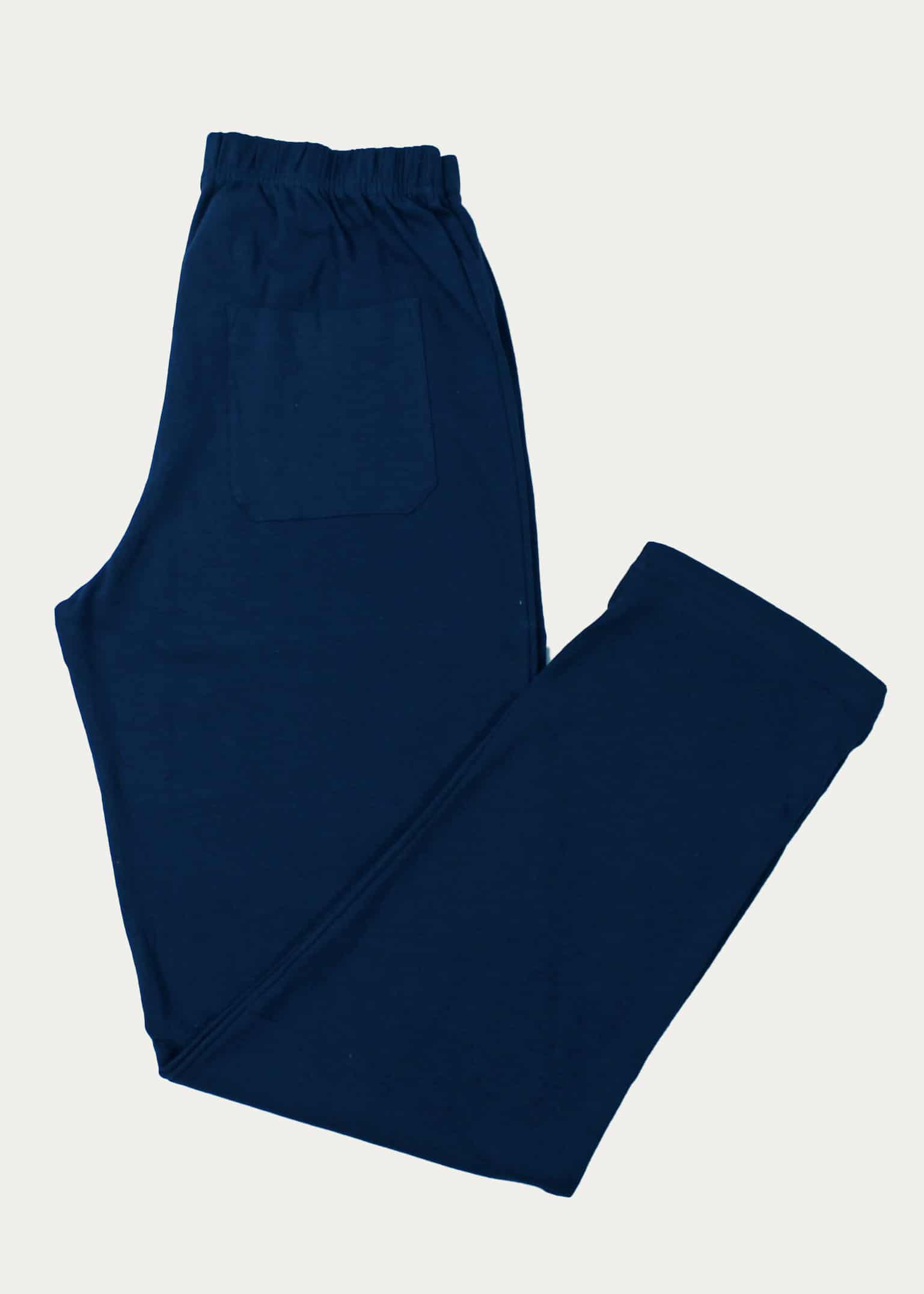 pantalone blu maschile