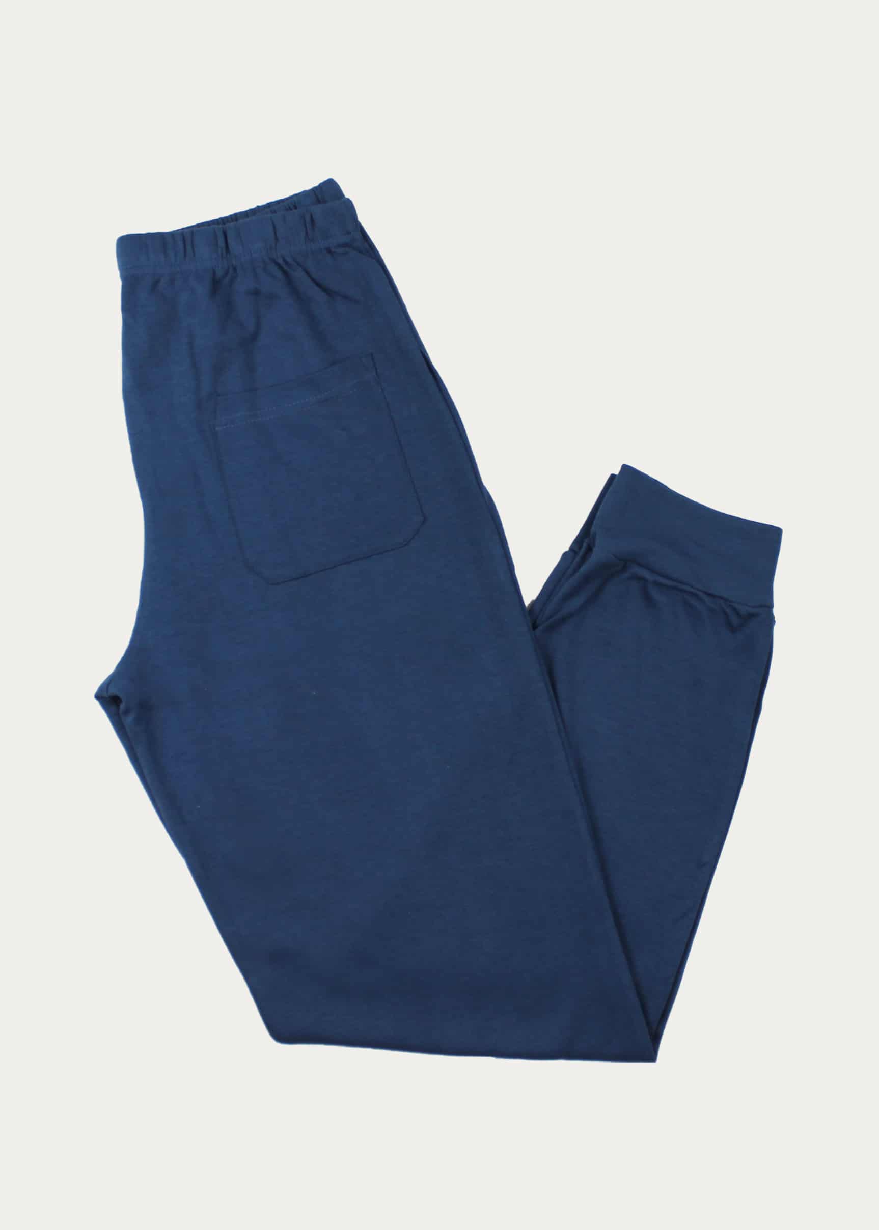 pantalone blu del pigiama maschile il granchio