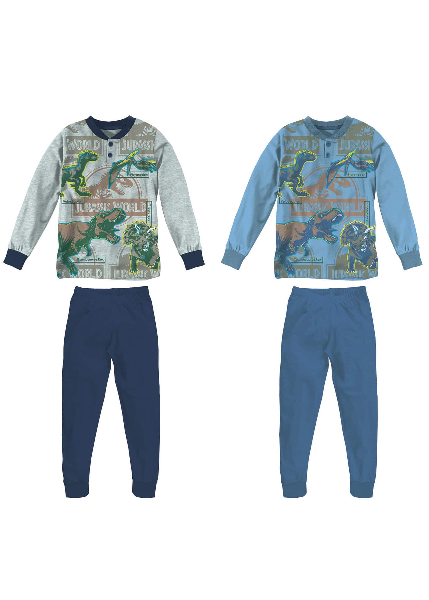 pigiama da bambino di jurassic world di vari colori
