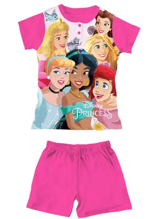 pigiama delle principesse disney di colore fucsia