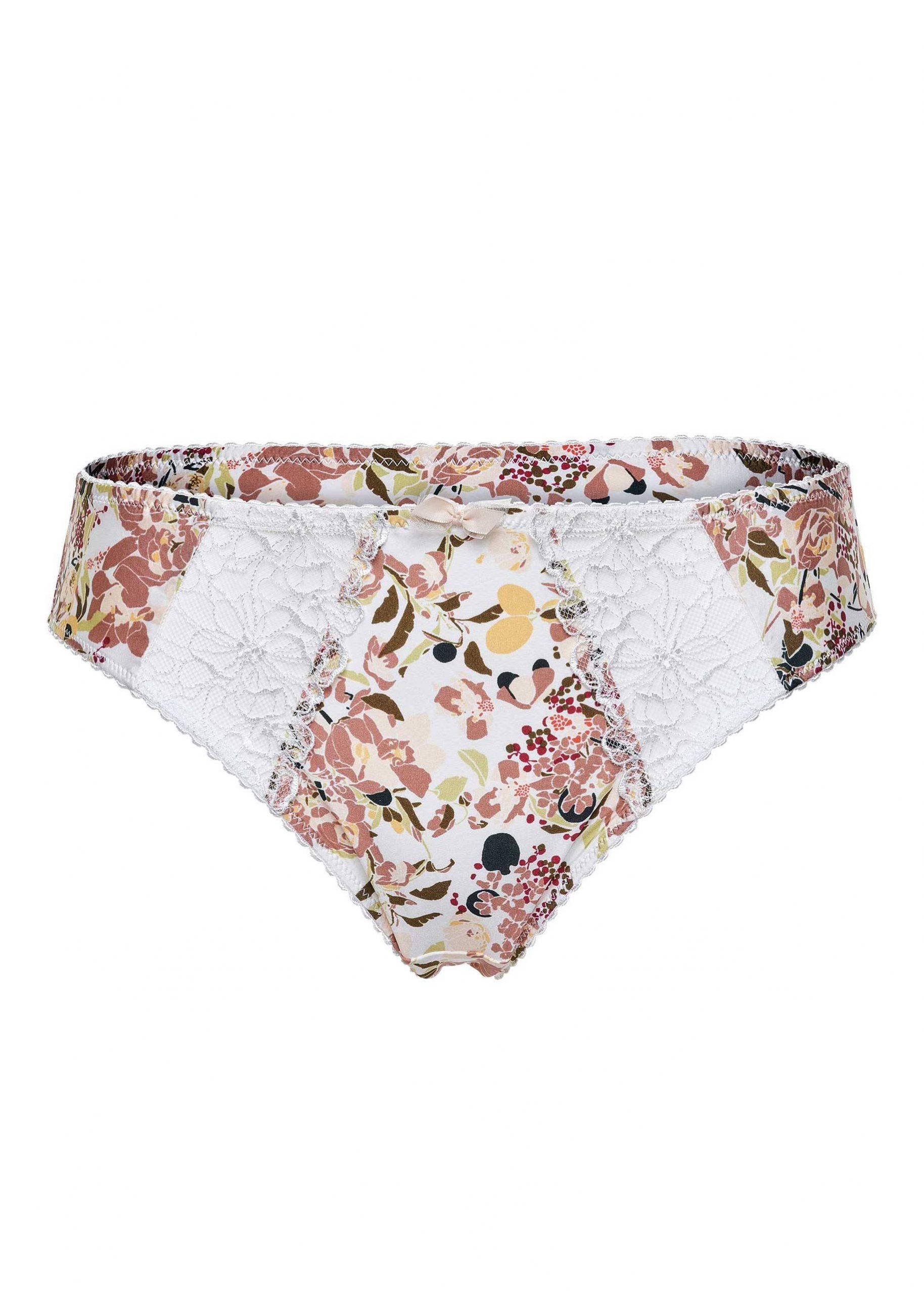 slip con pizzo e fiori