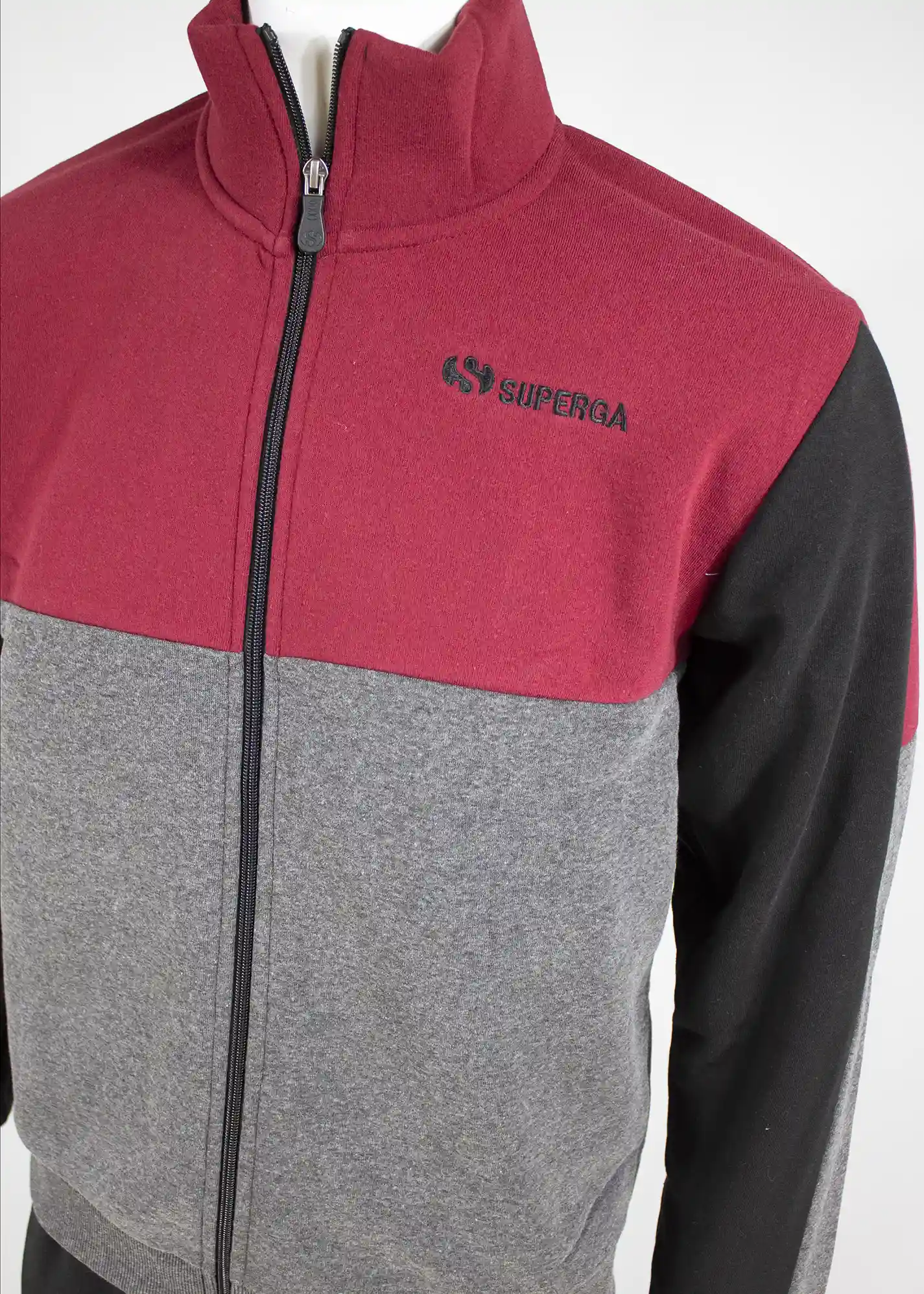 tuta con zip supera felpata