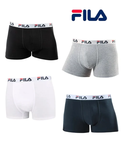 boxer fila da uomo colore tinta unita