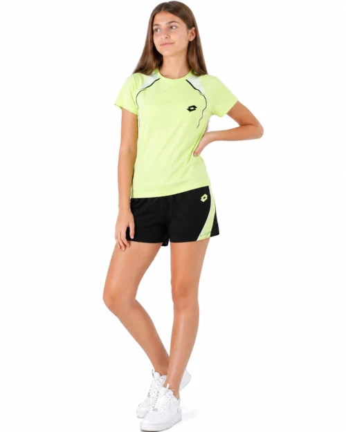 Completo Ragazza Cotone 100% Lotto T-shirt + Shorts