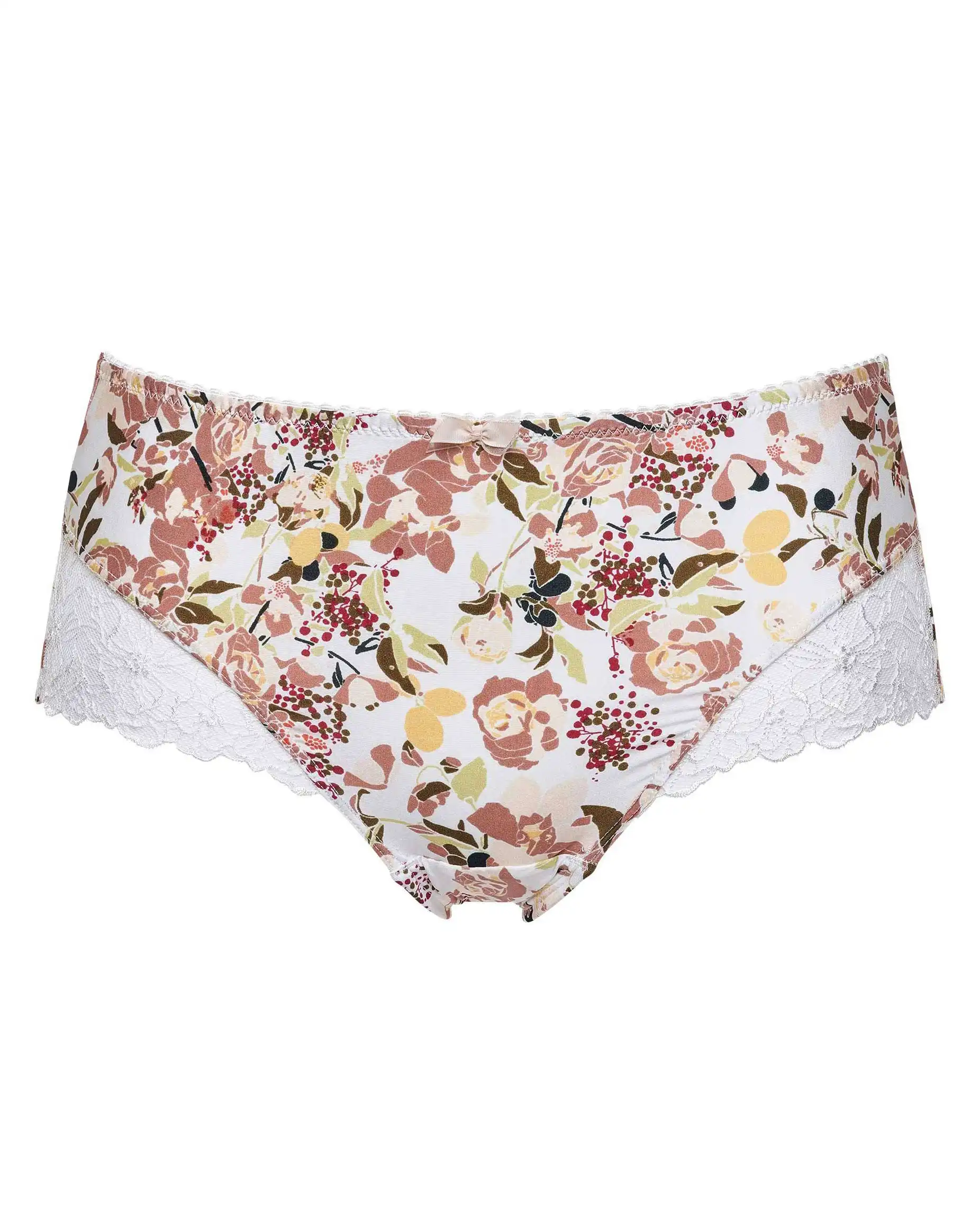culotte da donna con fiori e pizzo