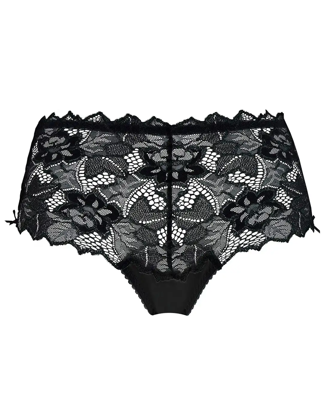 culotte in pizzo nero