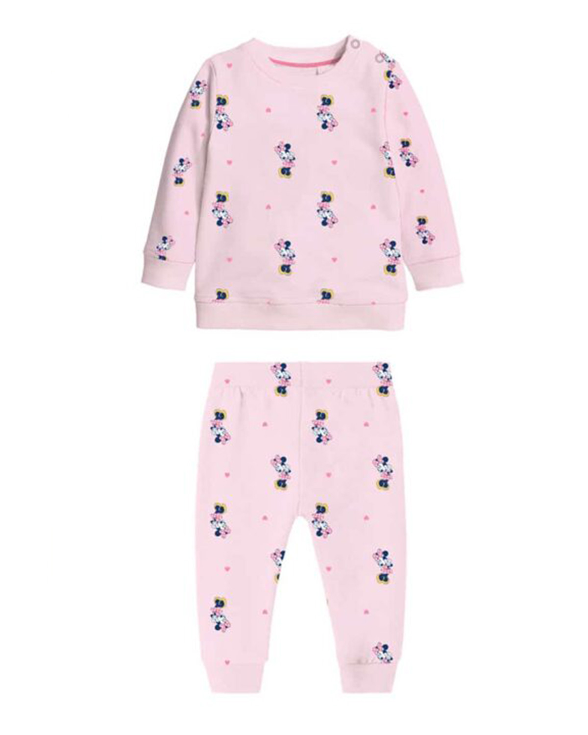 pigiama rosa di minnie per neonato
