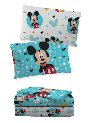 lenzuola di topolino della disney per letto singolo