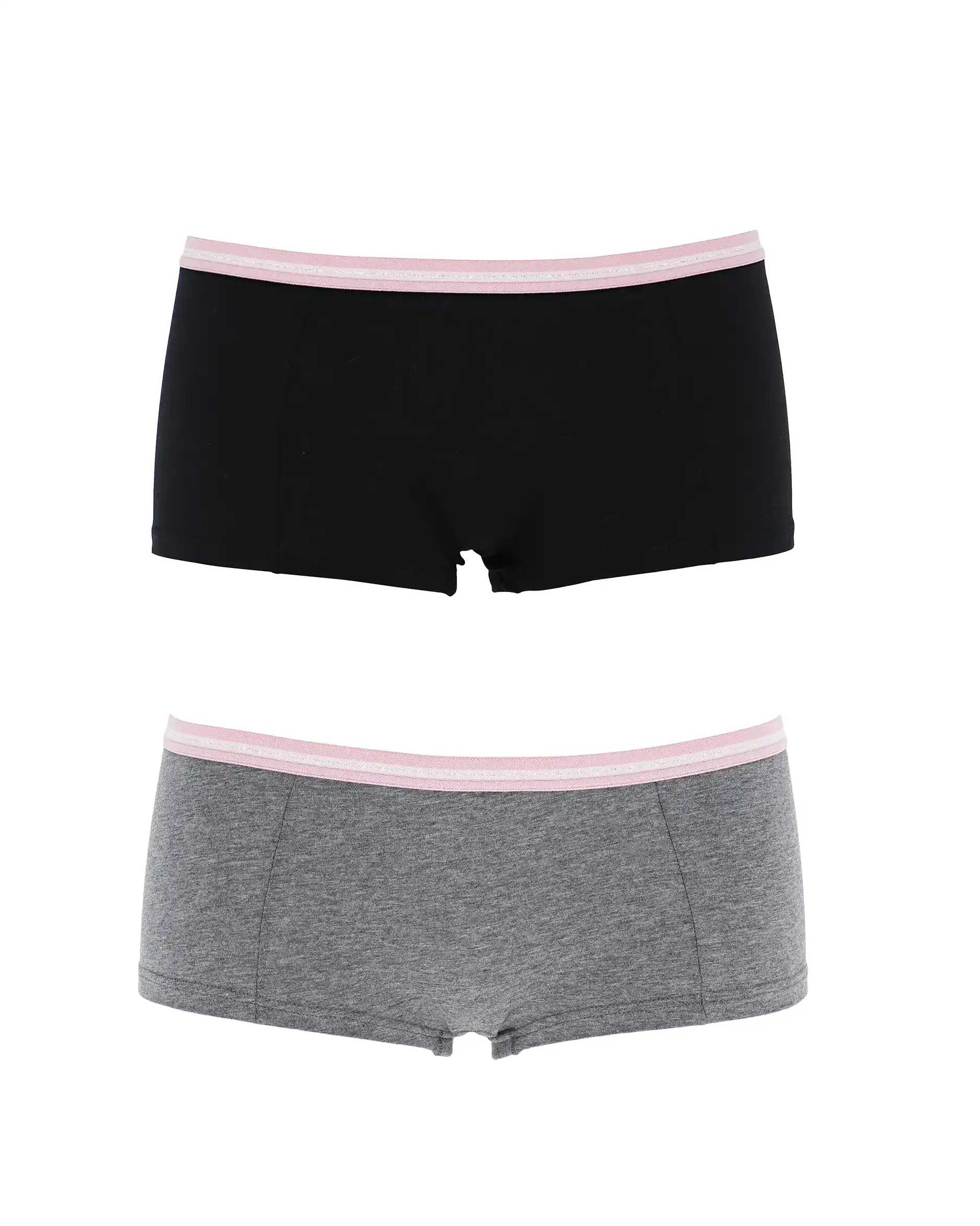 due paia di culotte da donna tinta unita