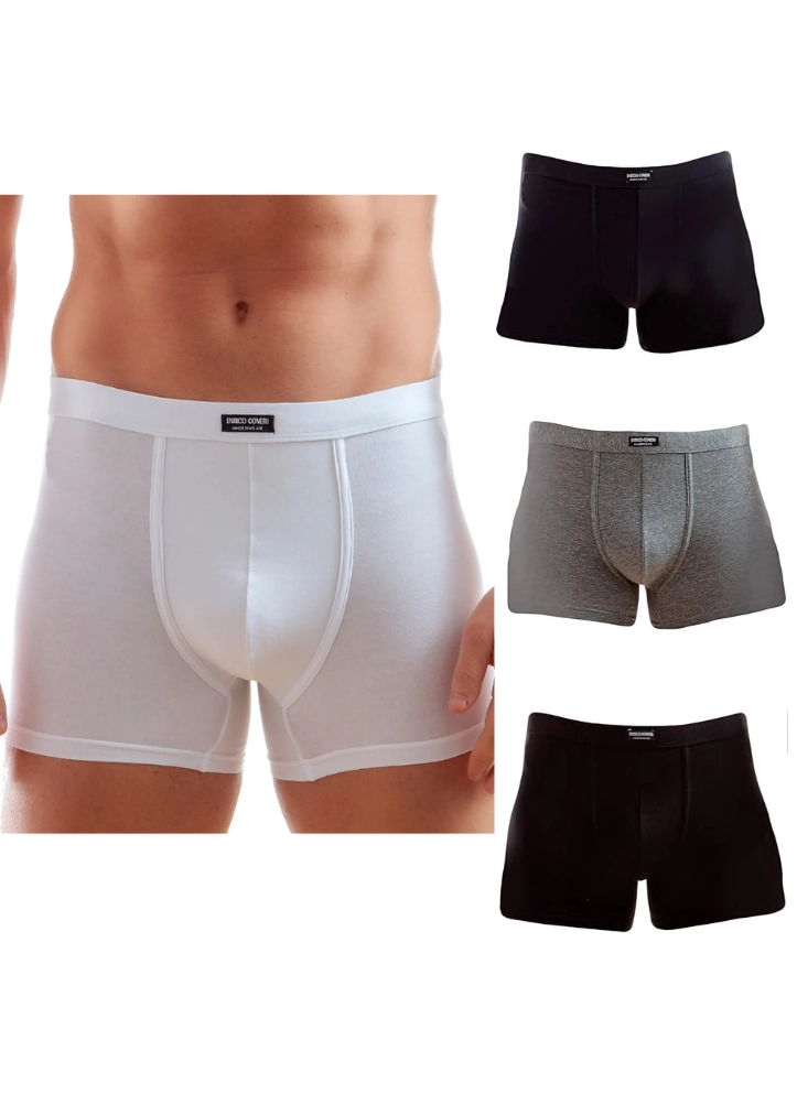 boxer da uomo elasticizzati tinta unita enrico coveri