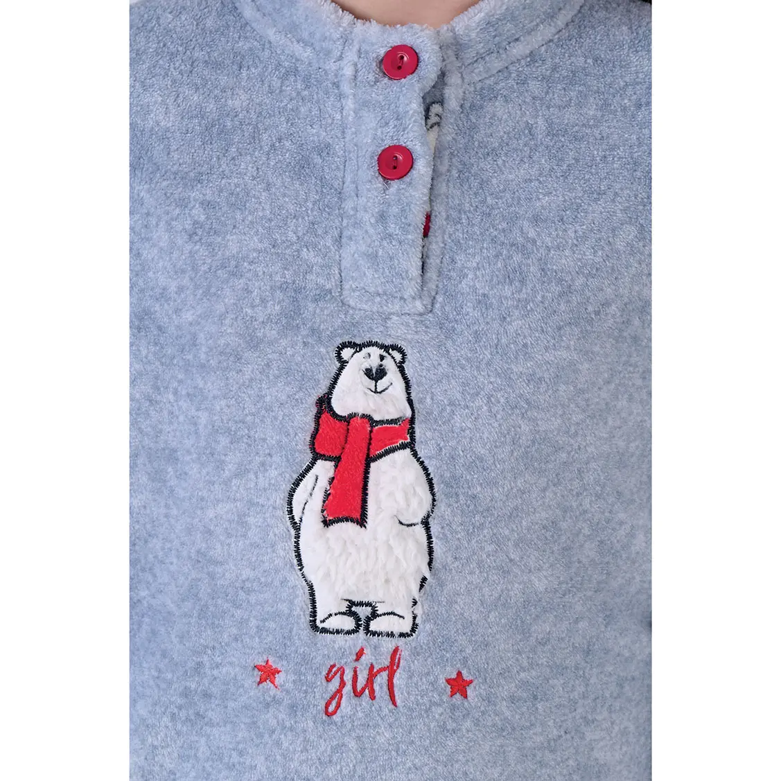 pigiama natalizio per bambina con orso