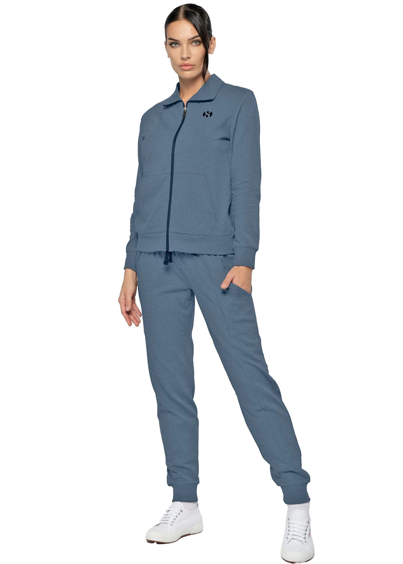 tuta sportiva superga da donna con zip