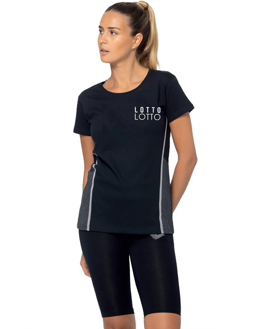 completo sportivo nero da donna