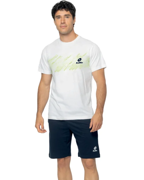completo lotto bianco sportivo da uomo