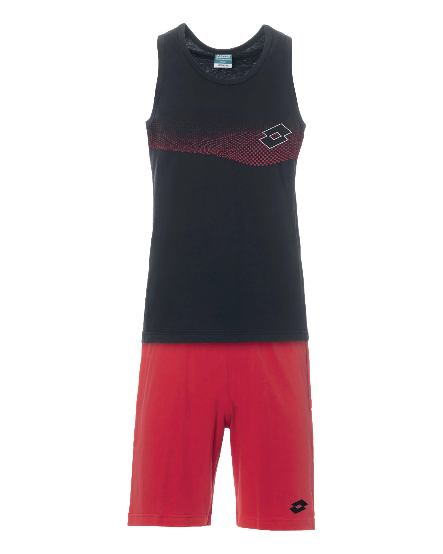 completo sportivo estivo lotto in cotone