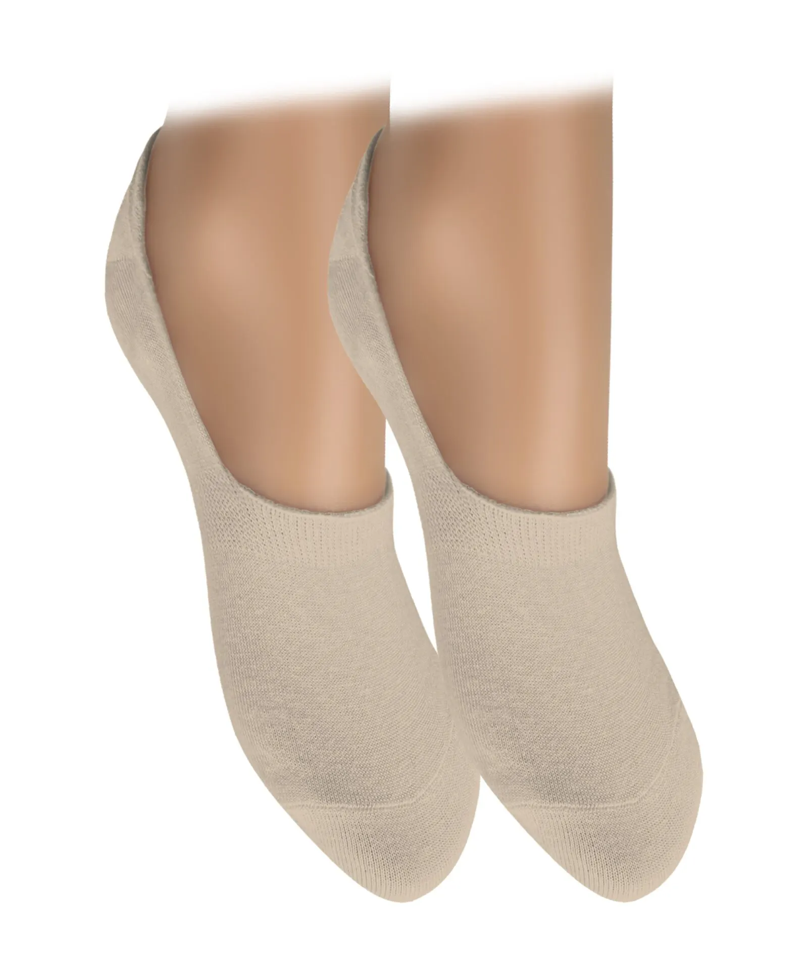 calzini beige salvapiede taglia unisex