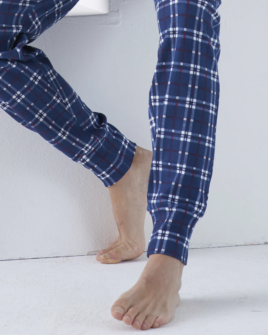 pantaloni da pigiama uomo a quadri