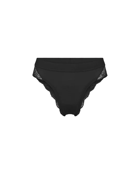 slip brasiliana in pizzo nero
