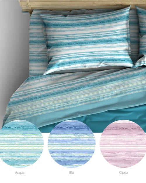 completo lenzuola matrimoniali in cotone