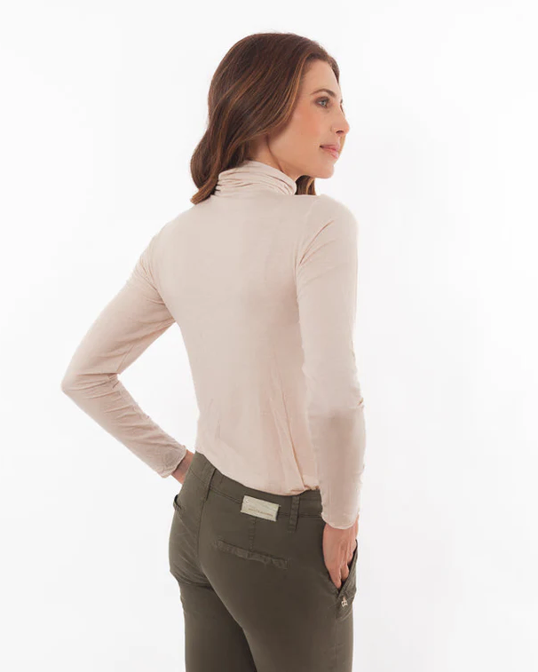 dolcevita da donna colore beige