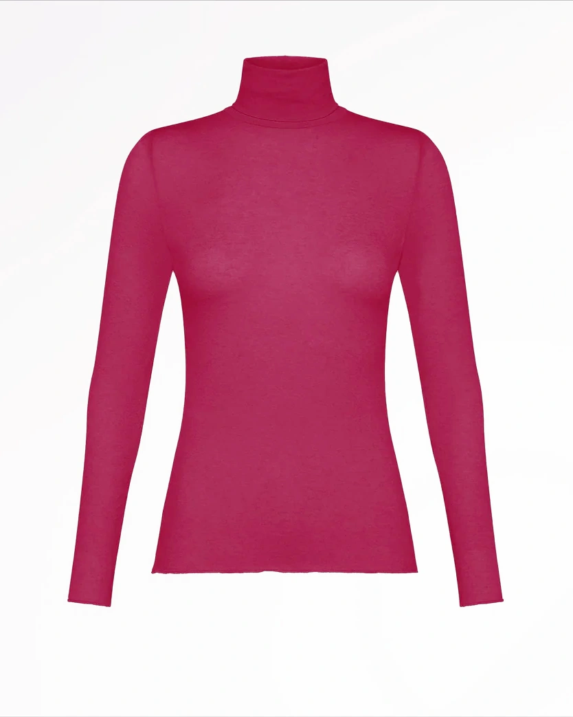 maglia dolcevita da donna in cashmere