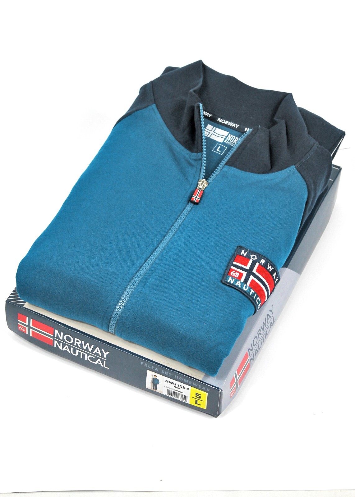 tuta blu uomo norway