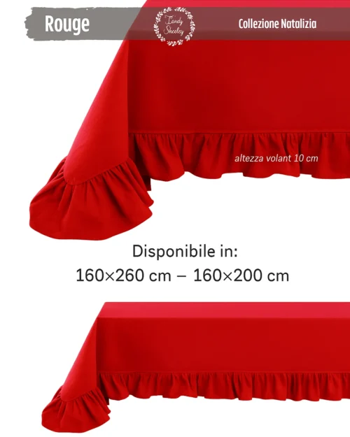 copritavolo natalizio rosso