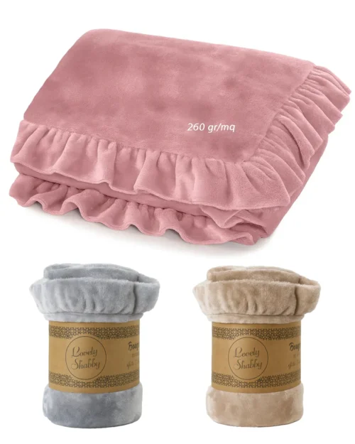 plaid rosa cipria grigio e tortora