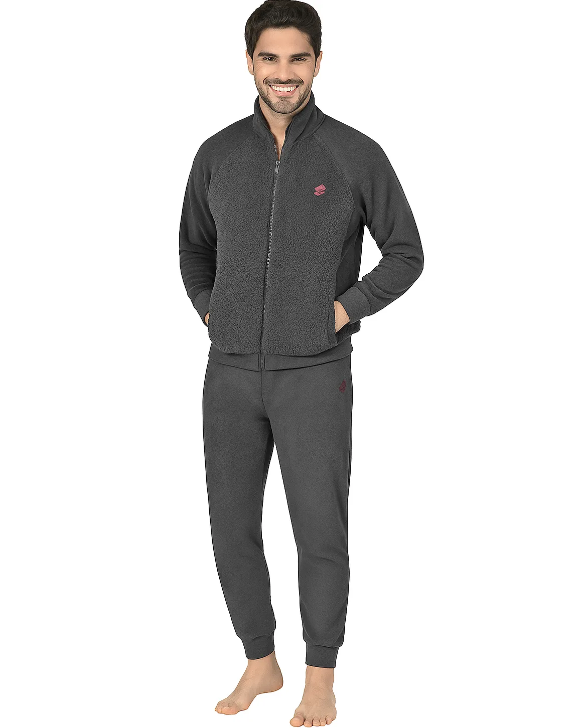 pigiama uomo color grigio