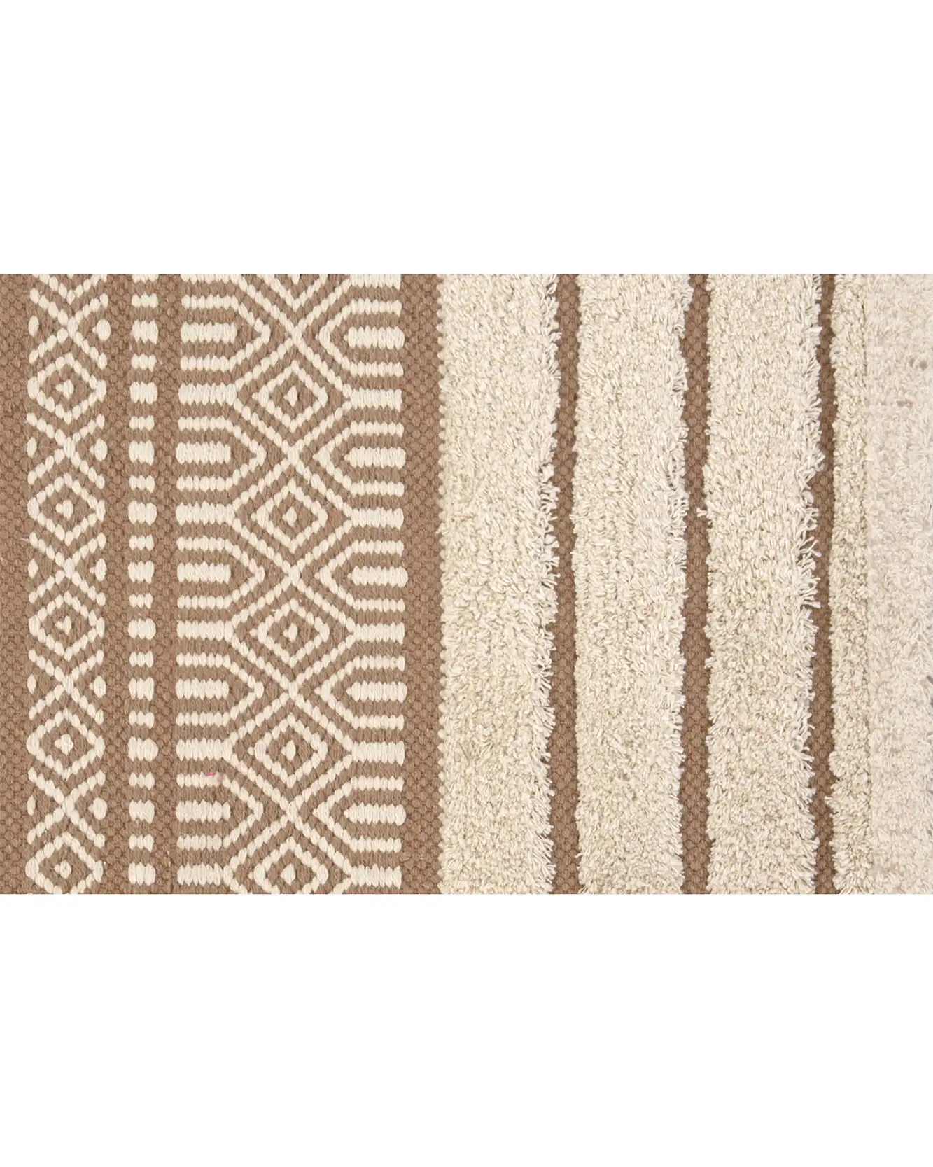 tappeto shabby etnico color corda