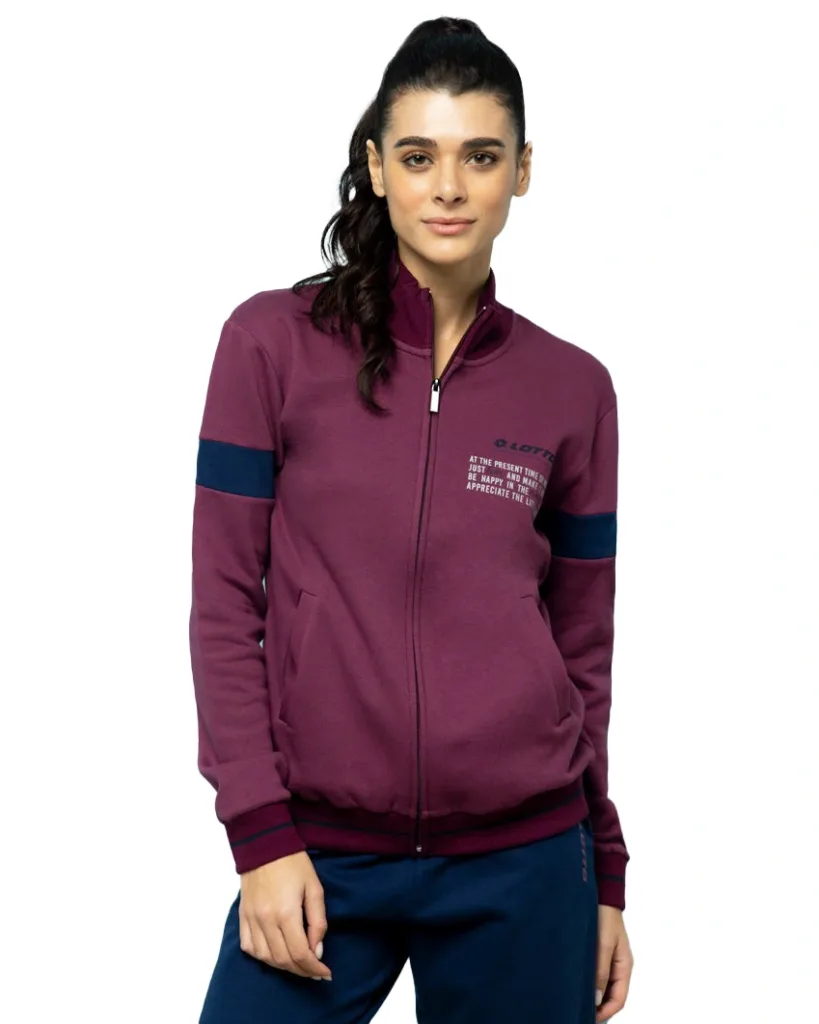 Tuta Donna Lotto in Cotone Felpato Sportiva Autunno Inverno 6060