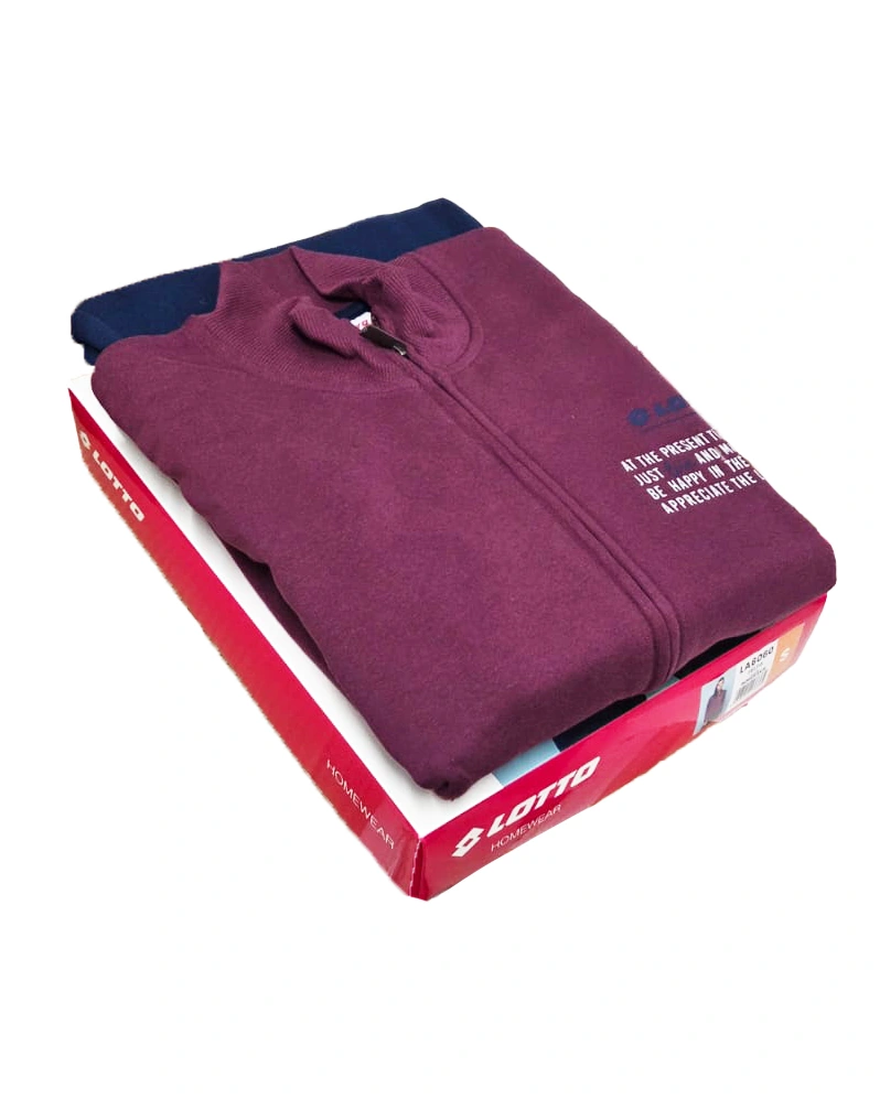 tuta felpata donna lotto bordeaux
