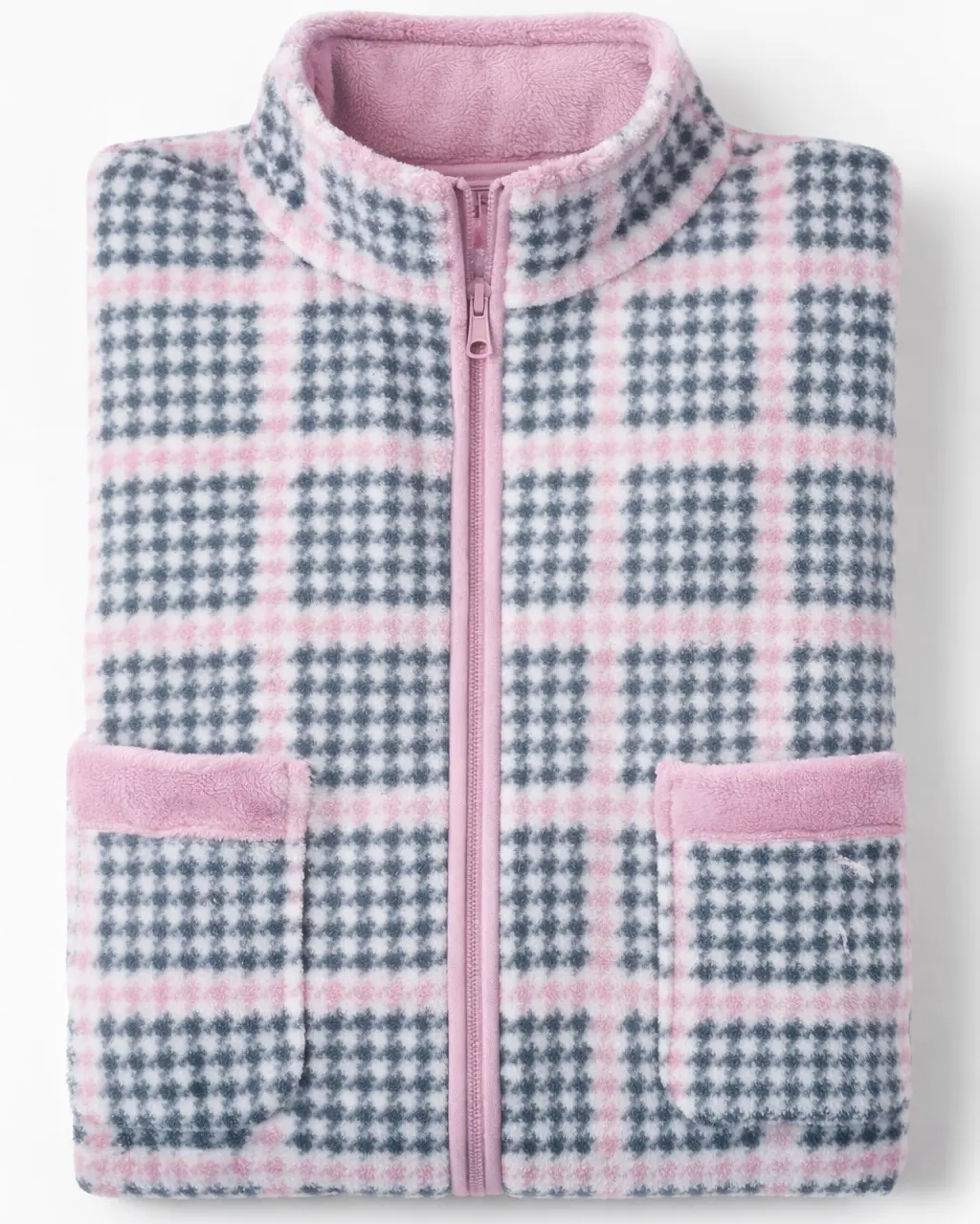vestaglia emozioni coral rosa per donne con zip