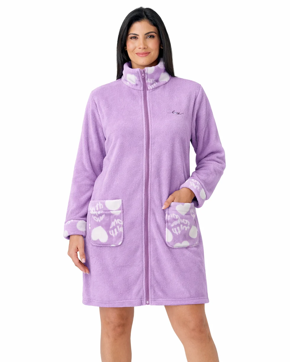 vestaglia karel coral donna lilla