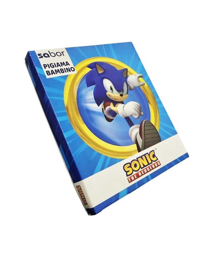 scatola azzurra personaggio sonic