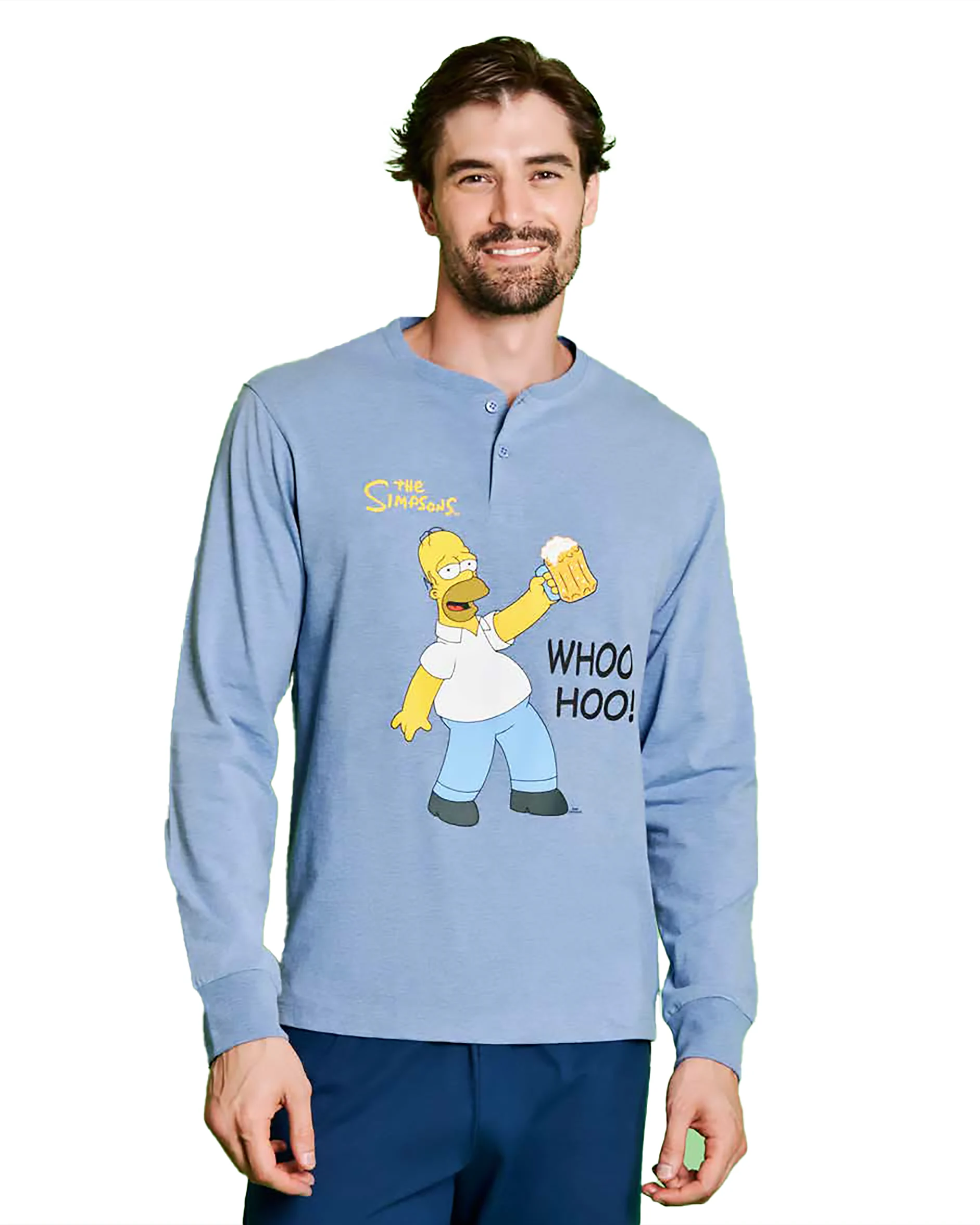 pigiama uomo cotone homer simpson