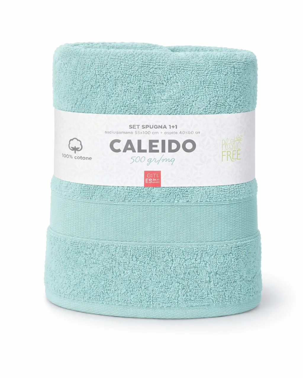 Set Asciugamani 1+1 Spugna di Cotone 500gr - Lovely Shabby - immagine 4